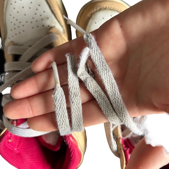 Nike high top Kids' Tan and Red Sneakers - Picture 9 of 9